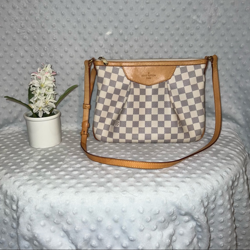 Authentic Preloved Louis Vuitton Damier Azur Siracusa PM